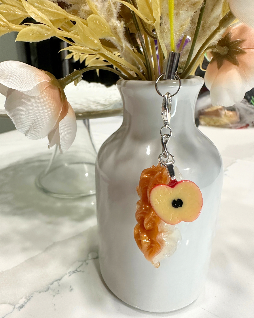 Caramel Apple Scented Phone Charm