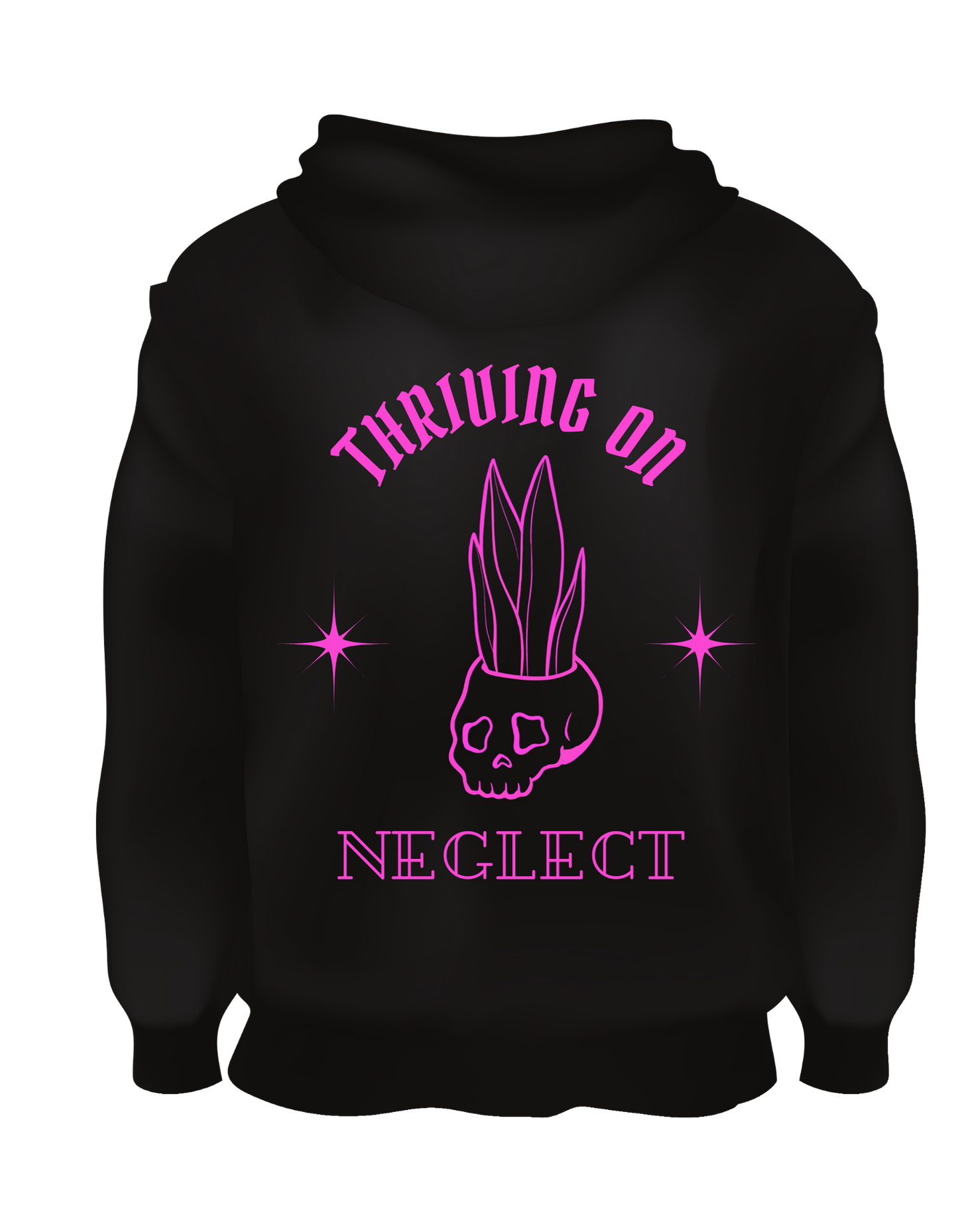 Thriving on Neglect Plant Hoodie
