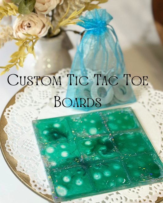 Custom tic tac toe board