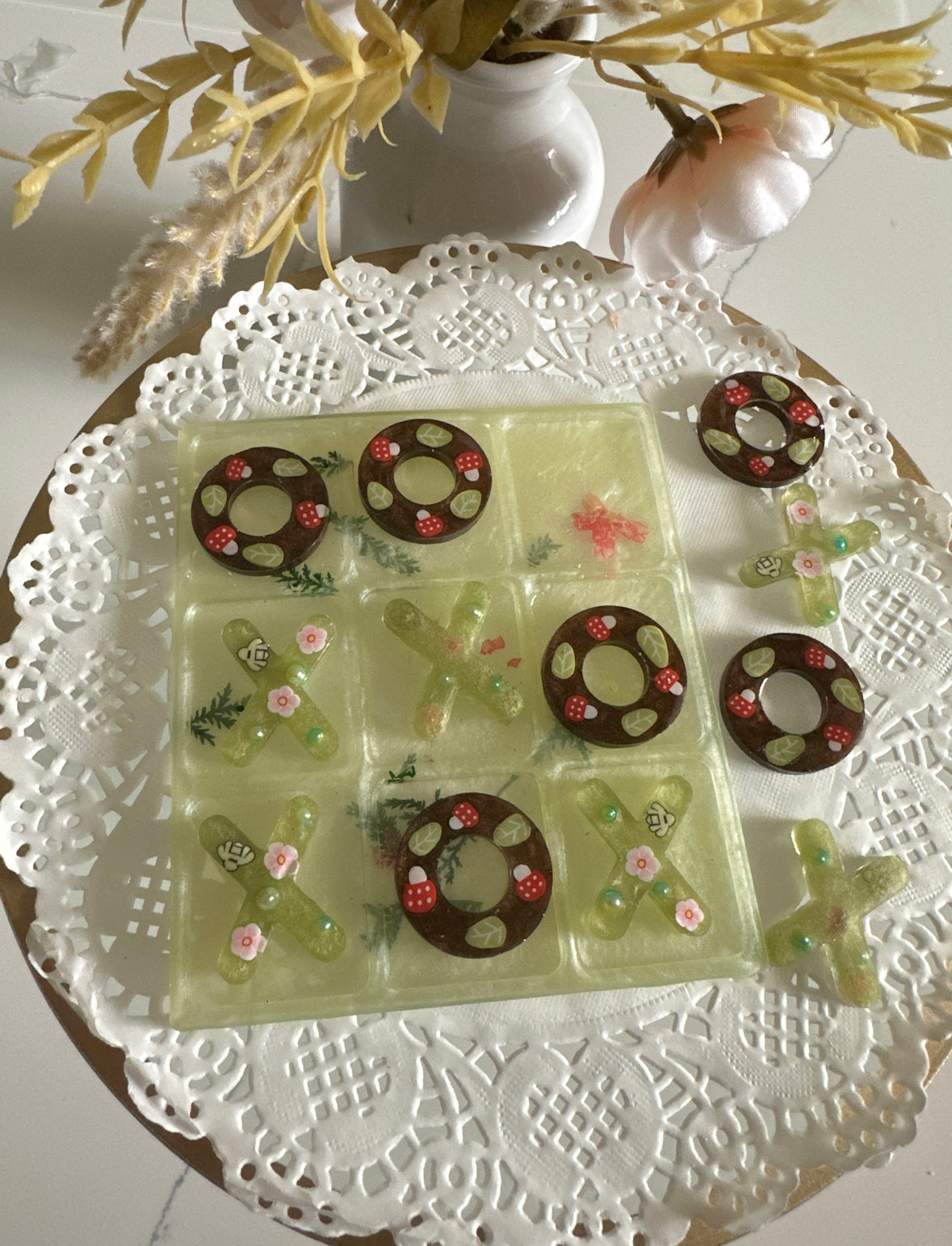 Cottagecore/Fairy tic tac toe