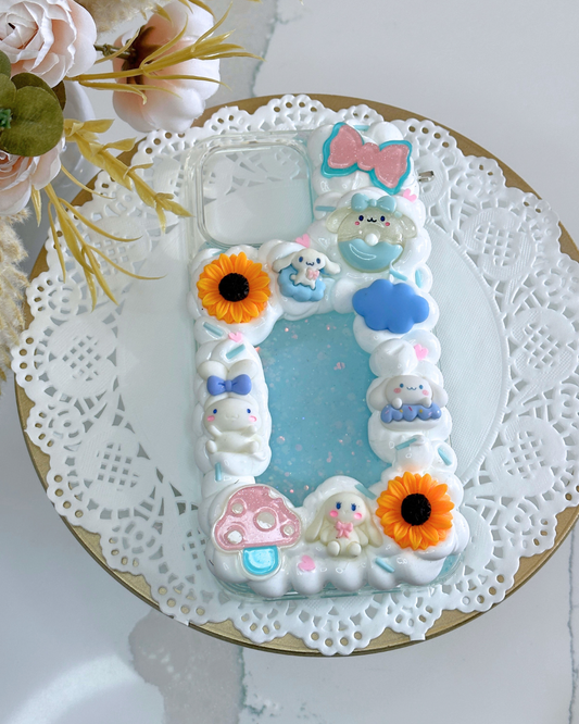 iPhone 14 Pro Max Puppy Blue Phone Case