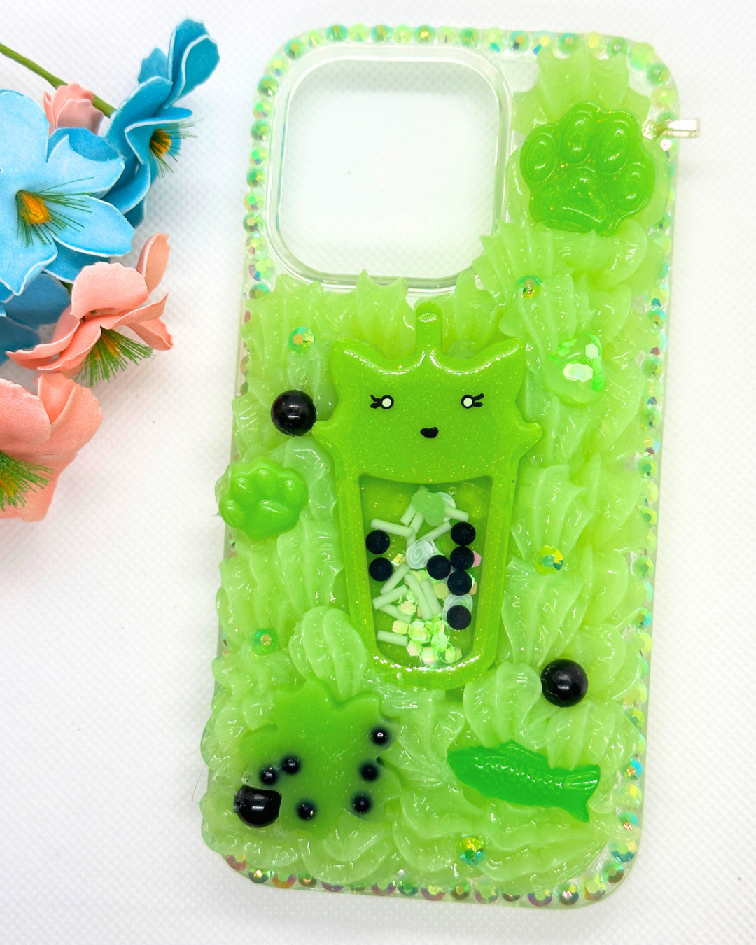 Boba Cat Shaker Case IPhone 14 Pro Premade