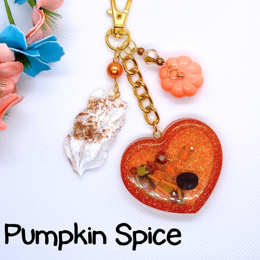 Pumpkin Spice Shaker Keychain