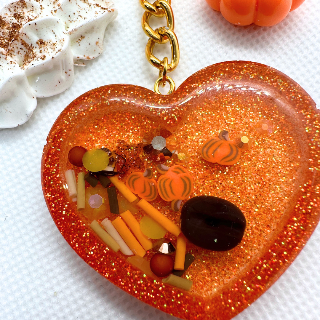 Pumpkin Spice Shaker Keychain