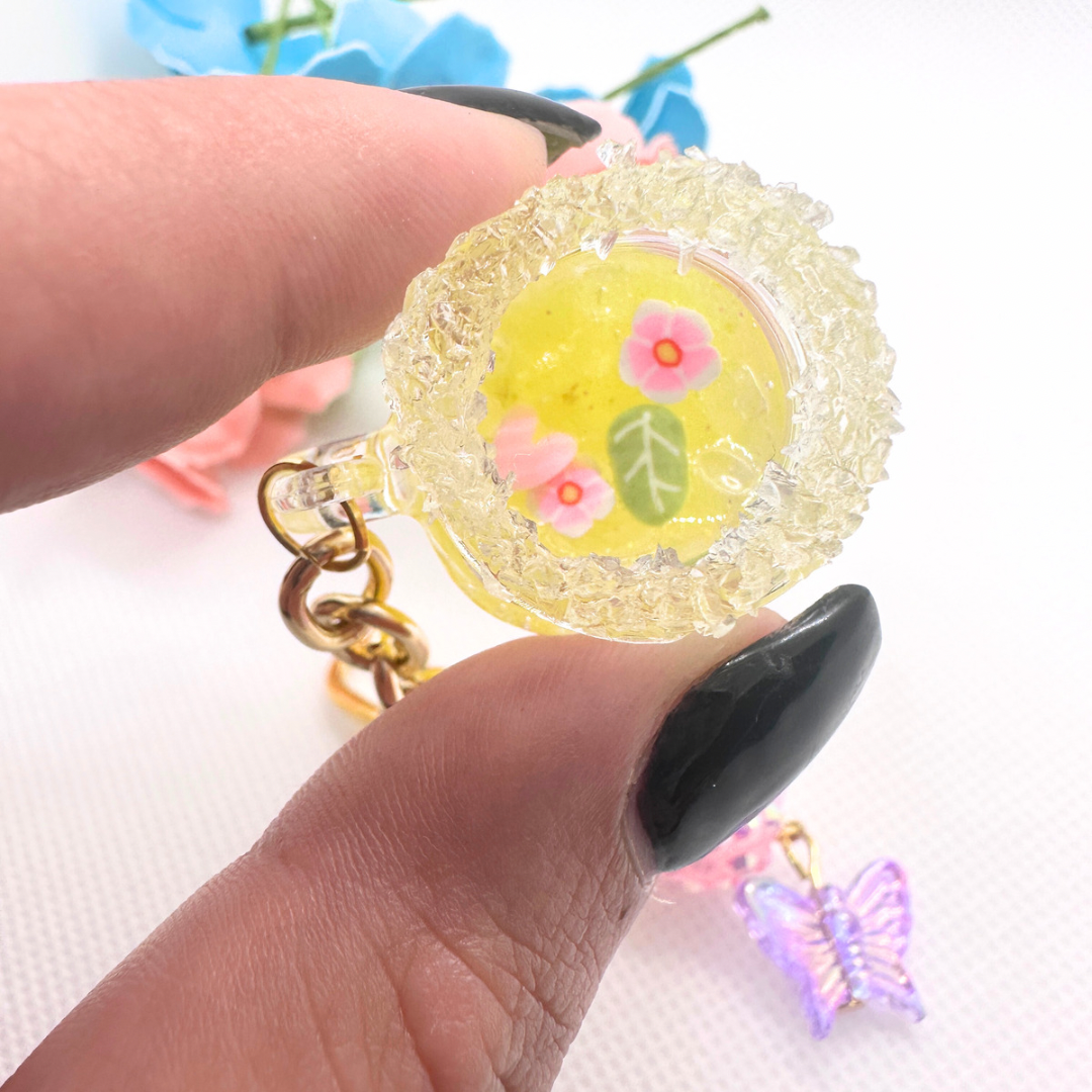 Garden Lemonade Keychain