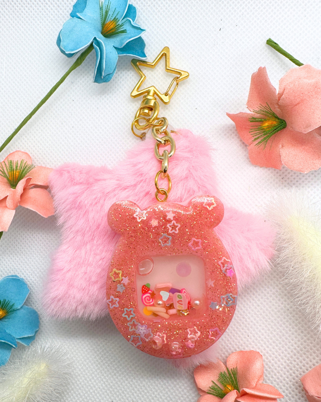 Pink Tama-cutie Keychain